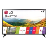 Smart TV LED 43″ LG 43LJ5500 Full HD 2 HDMI 1 USB Preto com Conversor Digital Integrado