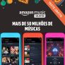 3 Meses GRÁTIS – Concorrente do Spotify | Amazon Music Unlimited mais de 50 milhões de músicas