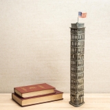 Enfeite de Metal Edifício Flatiron Cinza – ETNA