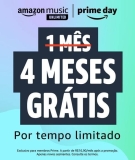 Amazon Music Unlimited 4 meses GRÁTIS para clientes PRIME!
