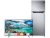 Geladeira/Refrigerador 453L + Smart TV 4K LED 55” – Samsung