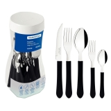 Faqueiro Tramontina Leme com Lâminas em Aço Inox Preto