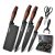Kit Jogo Facas Conjunto Cozinha Facas Tesoura Descascador Churrasco Cutelo – Alomi