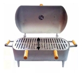 Churrasqueira Aluminio fundido Quadrada Preta Craqueada – Panelasbrasil