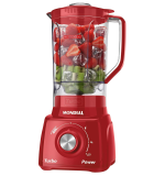 Liquidificador Turbo Power, Mondial, Vermelho, 550W, 110V – L-99 FR