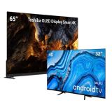 SmartTV OLED Toshiba X9900L 65″ 4K Google TV Dolby Audio, Dolby Vision e HDR10+ WiFi 6 AirPlay 2 FreeSync Premium IMAX Enhanced DTS HD TB018M + LEVE a Smart TV 32” HD Multi