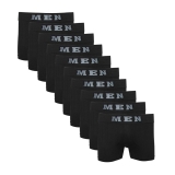 Kit 10 Cuecas Boxer Microfibra Sem Costura Preto – MEN
