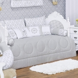 Kit Cama Baba Damask – 11 Pecas – 200 Fios, Batistela Baby, BRANCO