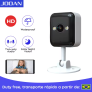 JOOAN 2K 1080P Wi-Fi Câmera de segurança doméstica inteligente externa, alertas de aplicativo em tempo real, áudio bidirecional, com rastreamento de movimento para bebês e animais de estimação
