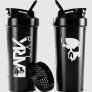 Coqueteleira Shaker Caveira Preta 700ml com Rede