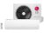 Ar-condicionado Split Hi-Wall LG Dual Inverter Compact +AI 12.000 BTUs Frio Compact S3-Q12JAQAL – 220V