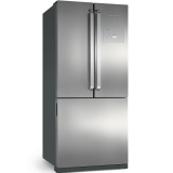 Geladeira Brastemp Frost Free Side Inverse 540 litros cor Inox com Ice Maker – BRO80AK