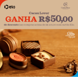 Cacau Lover ganha R$ 50,00 de desconto nas compras acima de R$ 100,00 com cartão ELO
