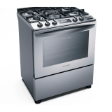 Fogão Brastemp 5 Bocas Cor Inox Forno Elétrico Com Convecção E Meat Control – BFS5CCR