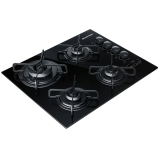 Cooktop 4 bocas Brastemp com duplachama e timer touch – BDT62AE – BIVOLT