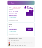 Plano Vivo Easy Lite 15GB por apenas R$ 20,00