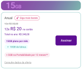 Vivo Easy Lite 15GB / mês + 10GB Bônus