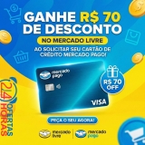 Solicite o Cartão de Crédito Mercado Pago e ganhe R$ 70 de desconto no Mercado Livre