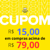 Cupom de Desconto R$ 15,00 em compras acima de R$ 79,00 no Mercado Livre