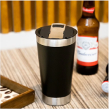 Copo De Cerveja 473ml Com Tampa Abridor De Garrafas Térmica De Aço Inoxidável Água Canecas De Café para Chá Copo Térmico