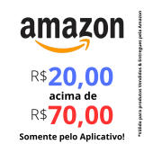 Cupom de R$ 20,00 em compras acima de R$ 70,00 na Amazon somente no Aplicativo