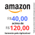 Cupom de R$ 50,00 em compras acima de R$ 199,00 na Amazon somente no Aplicativo