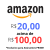 Cupom de R$ 20 acima de R$ 100 na Amazon