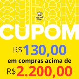 Cupom de R$ 130,00 em compras acima de R$ 2.200,00 no Mercado Livre