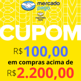 Cupom de R$ 100 OFF acima de R$ 1000 utilizando o cartão Mercado Pago