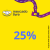 Cupom de 25% de desconto no Mercado Livre