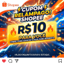 Cupom de R$ 10 acima de R$ 69 na Shopee