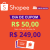 Cupom de R$ 50,00 em compras acima de R$ 249,00 em produtos de Tecnologia na Shopee