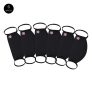 Kit de Máscaras de Proteção Corinthians Modelagem Ampla Laváveis – 6 Unid – Preto