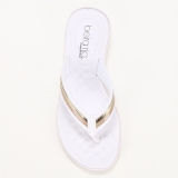 Tamanco Beira Rio Salto Baixo Feminino – Branco