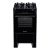 Fogão Mônaco 4 Bocas Preto Top Glass Com Mesa De Vidro Atlas – Preto