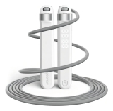 Corda De Pular Inteligente 3m Monitor De Progresso E com contador inteligente bluetooth sincronização com aplicativos de saúde Branco Geonav
