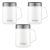 Kit 3 Caneca Térmica 414ml Conserva Quente Branco Contigo Branco