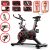 Bicicleta Ergométrica Fitness Para Spinning Cardio E Musculação Com Base Cor Preto E Vermelho 8kg Inercia Ligeiro