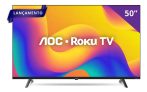 Smart TV 50 “AOC 4K DLED 50U7045/78G Roku TV Quad Core 3 HDMI