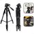 Tripé Profissional Meeky 1,40m Para Celular e Câmera DSLR – Cabeça Hidráulica Panorâmica 360° com Bolsa Portátil e Suporte Universal – Ideal para Vídeos, Vlogs e Lives