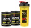 Suplemento Em Pó Creatina Universal Nutrition Aminoácidos Creatina Monohydrate Pote De 200ml + Coqueteleira Universal
