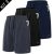Short Bermuda Kit 3 Fitness Academia Praia Bolso Premium