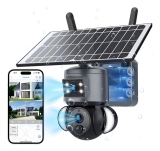 4g Cartão Sim Vivo Câmera De Segurança Placa Solar Decteção Humanoide Pir Bateria De Lition 12000
