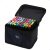 Canetas Permanentes 80 Cores Vibrantes Ponta Dupla C/ Bolsa Conjunto Canetinhas Touch Cores Vibrantes Profissional Escolar Colorir