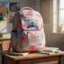 Mochila Escolar Stitch Costas Grande Volta As Aulas Promoção