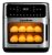Fritadeira Elérica Air Fryer Forno Oven Gradiente Pgfo1200 12 Litros 4 Em 1 1900w 220v Cor Preta