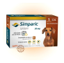 Antipulgas E Carrapatos Simparic 5 A 10kg 20mg 1 Comprimido Laranja-escuro
