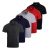 Kit5 Camisa Polo Lisa Piquet Masculino Varias Cores