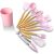 Kit C/12 Utensílios De Cozinha Silicone Cabo Madeira