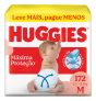 Huggies Fralda Descartável Máxima Proteção M – 172 Un